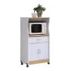 White Microwave Cart with Storage by HODEDAH 1 White Microwave Cart with Storage by HODEDAH -US Pride Furniture Shop white hodedah microwave carts hik77 white 64 1000