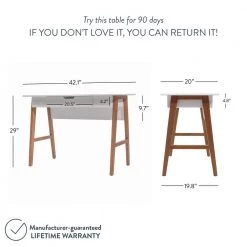 Telos White Home Office Writing Computer Desk by Nathan James -US Pride Furniture Shop white sand nathan james writing desks 51101 40 1000