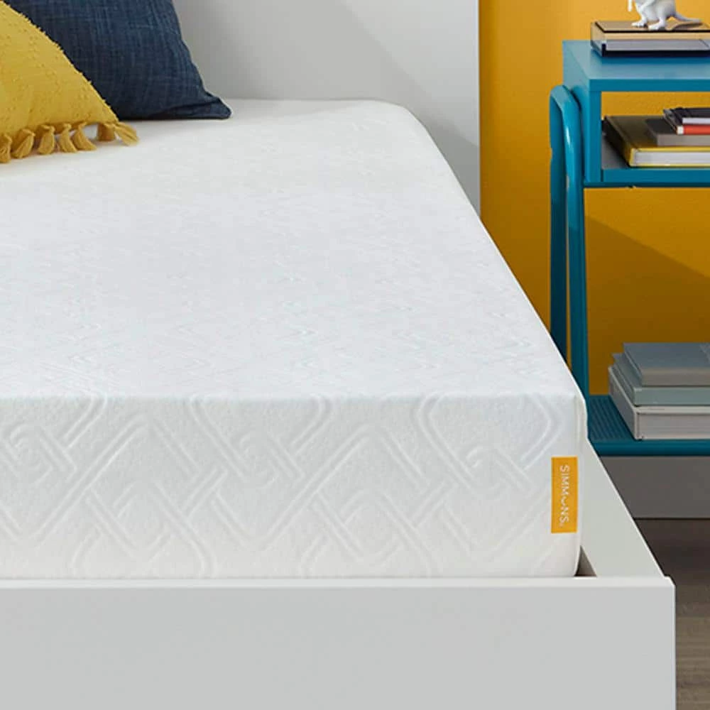8 in. Firm Memory Foam Tight Top Twin Mattress by Simmons 4 8 in. Firm Memory Foam Tight Top Twin Mattress by Simmons - Image 2