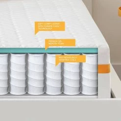 10 in. Medium Hybrid Tight Top Twin Mattress by Simmons -US Pride Furniture Shop white simmons mattresses 700811010 8010 44 1000