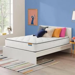 Alexandria 11.5 in. Medium Innerspring Queen Mattress Set by Simmons 15 Alexandria 11.5 in. Medium Innerspring Queen Mattress Set by Simmons -US Pride Furniture Shop white simmons mattresses 700812595 9950 31 1000